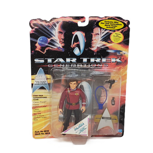 Playmates Star Trek TNG Generations Pavel A. Chekov Action Figure
