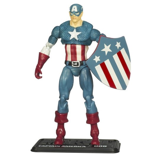 Hasbro Marvel Universe Series 2 #008 Captain America 4" action figure