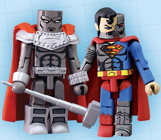 Minimates DC Steel & Cyborg Superman 2PK
