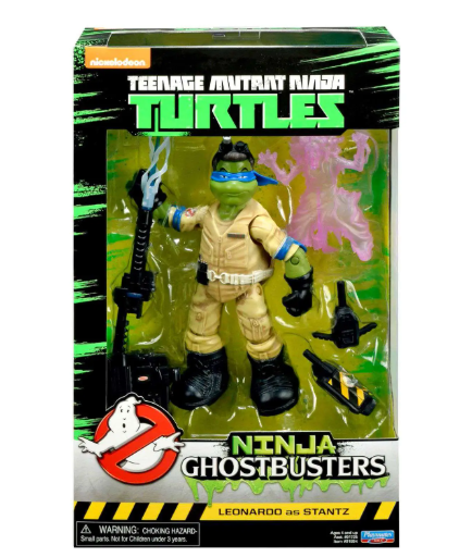 Playmates TMNT Ninja Ghostbuster Leonardo as Stantz action figure