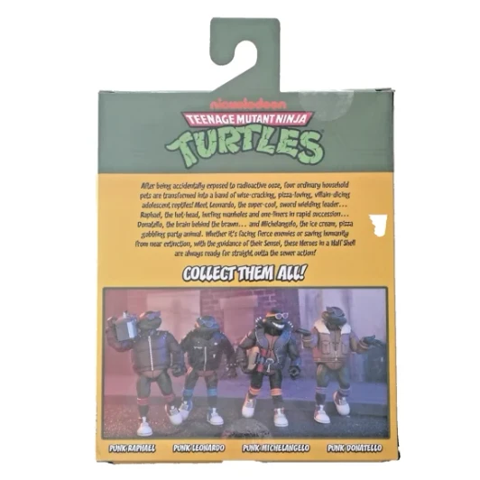 NECA Nickelodeon Teenage Mutant Ninja Turtles PUNK LEONARDO 6" Action Figure