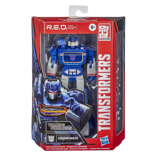 Hasbro Transformers R.E.D. [Robot Enhanced Design] G1 Soundwave Action Figure