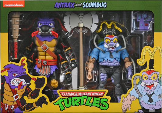 NECA Teenage Mutant Ninja Turtles 7" Scale Antrax & Scumbug Collectible Action Figures Set