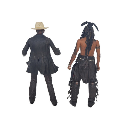 NECA The Lone Ranger and Tonto 7" action figure set (no package)