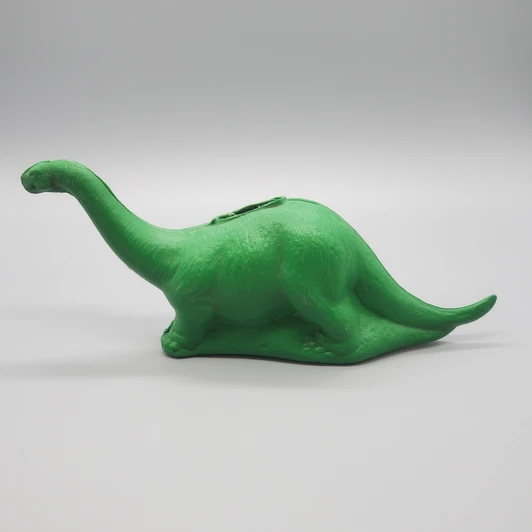 Sinclair Oil (1960's) Green Dinosaur Blow Molded savings bank