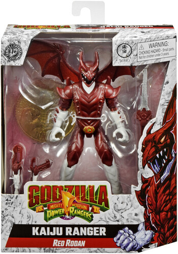 Playmates  Godzilla x MMPR Red Rodan Ranger 5in figure