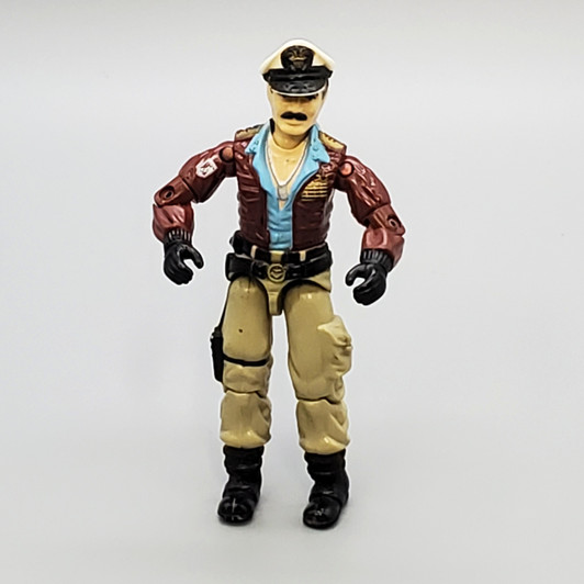 Hasbro (1985 ) GI JOE Admiral Keel-Haul 3.75" action figure (no package)