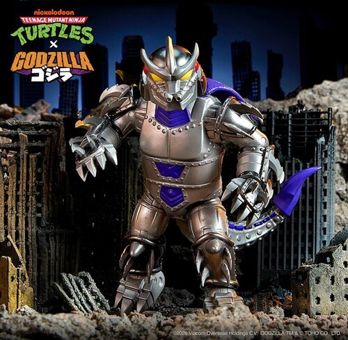 Teenage Mutant Ninja Turtles Shredder Mecha Godzilla Mashups Collector Action Figure