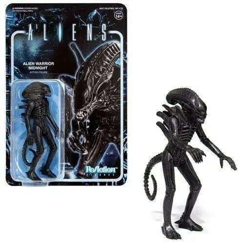 Aliens ReAction Alien Warrior Midnight Figure
