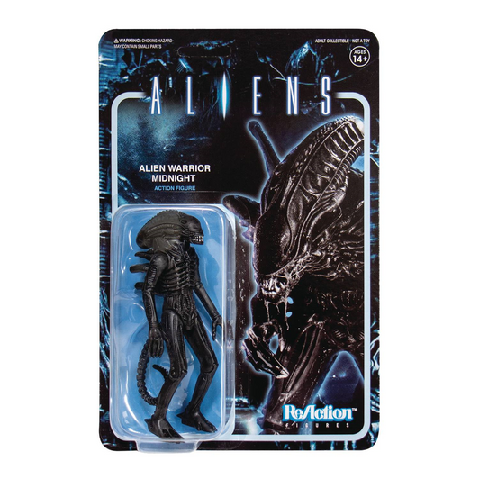 Aliens ReAction Alien Warrior Midnight Figure