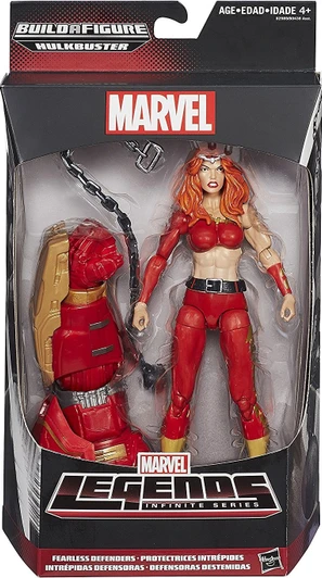 Hasbro Marvel Legends Hulkbuster Series Fearless Defenders Thundra 6" Action Figure