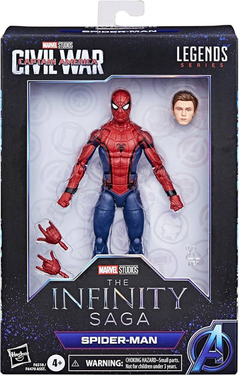 Hasbro Marvel Legends the Infinity Saga Civil War Spider-Man action figure