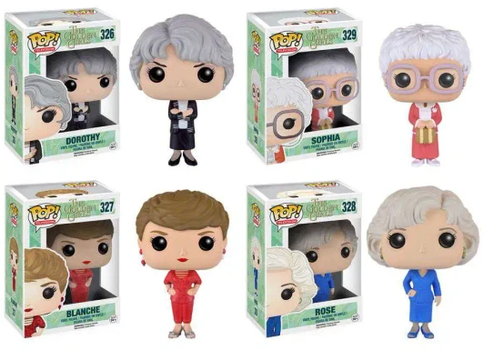 Funko Pop! Television: Golden Girls Set of 4 #326, 327, 328, 329