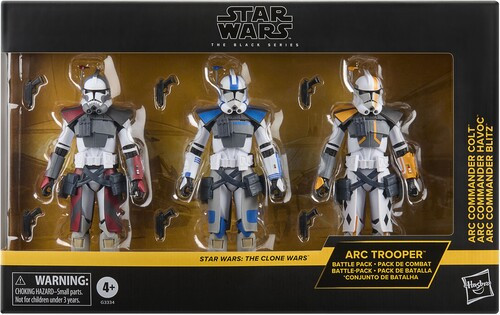 Star Wars: The Clone Wars - Black Series - ARC Trooper Battle Pack (Havoc, Colt, Blitz) Action Figure 3-Pack