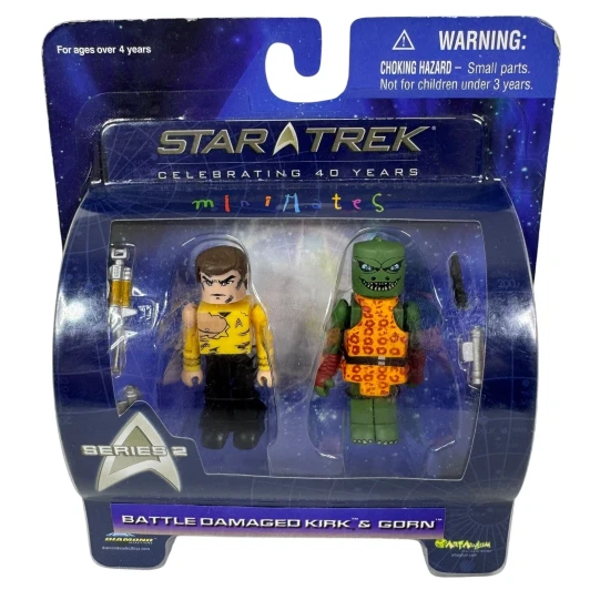 Minimates Star Trek Battle Damaged Kirk And Gorn 2-Pack