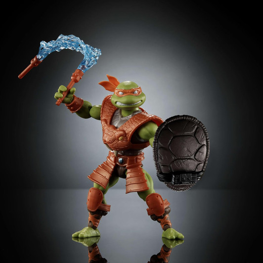 Masters of The Universe Origins Turtles of Grayskull Michelangelo Reptile Wars Action Figure  (no package)