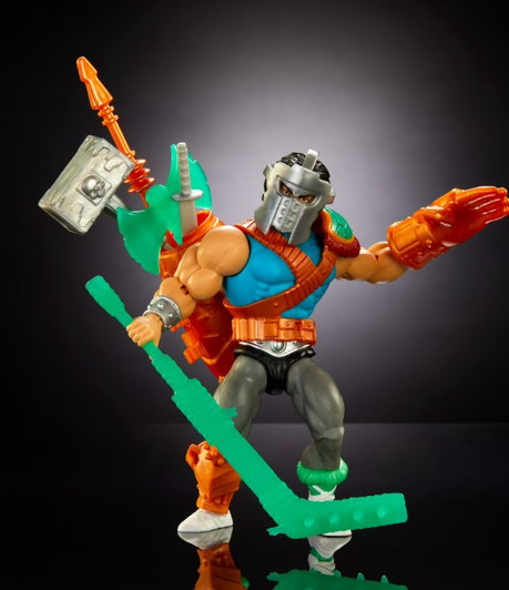 Masters of The Universe Origins Turtles of Grayskull Casey Jones Action Figure (no package)