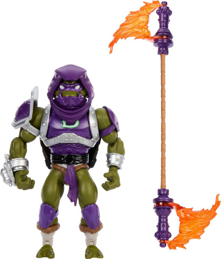Masters of The Universe Origins Turtles of Grayskull Donatello Reptile Wars Action Figure (no package)