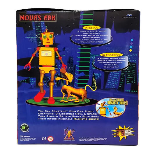 Trendmasters Nova's Ark Nova And Sparky Deluxe Robot Creation Set