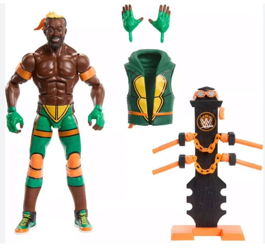 WWE Wrestling Elite Collection Teenage Mutant Ninja Turtles Kofi Kingston Action Figure (no package)