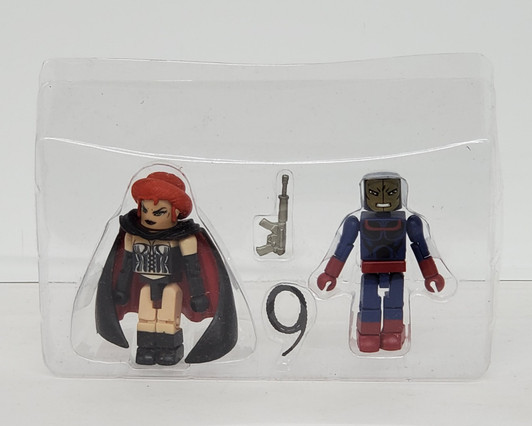 Minimates Marvel Black Queen Jean Grey & Hellfire Club Guard 2PK (no package)
