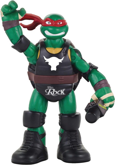Teenage Mutant Ninja Turtles WWE Ninja Super Stars: Raph as The Rock Figure