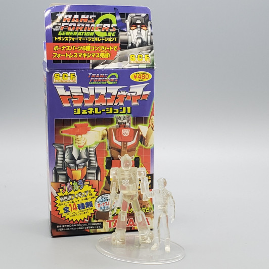 Takara (2002) Transformers Generation ONE S.C.F. Clear Spike and Bumblebee Mini Figure