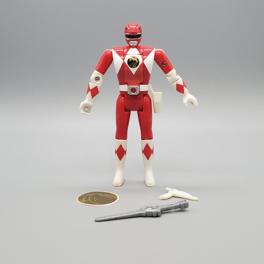 BanDai (1994) Power Rangers Auto Morphin Red Ranger Jason 5"action figure