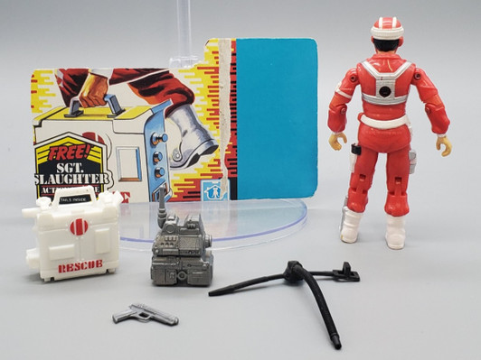 Hasbro (1986) GI JOE LIFELINE action figure complete with file card