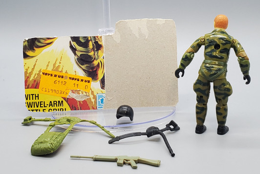 Hasbro (1984) GI JOE RIP CORD action figure complete with file card