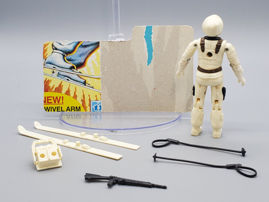 Hasbro (1983) GI JOE Snow Job action figure complete with file card