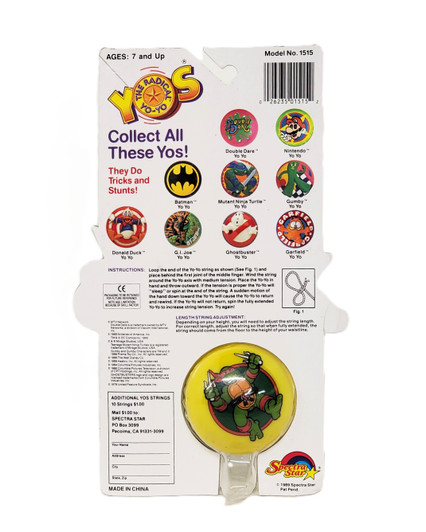 Spectra Star (1989) Teenage Mutant Ninja Turtles Raphael Yo-Yo