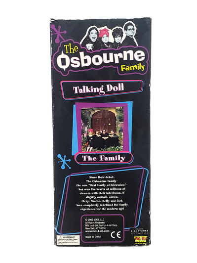 Fun 4 All (2002) The Osbourne Family OZZY  12" Talking Doll