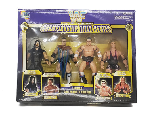 Jakks (1997) WWF Championship Title Series action figure 4 pack