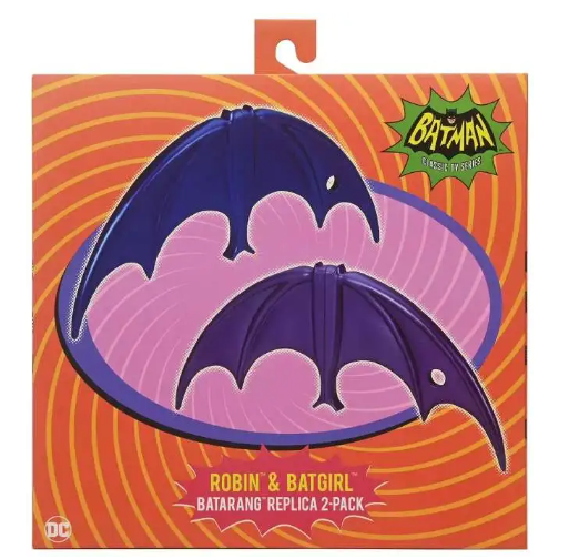 NECA Batman '66 Robin & Batgirl Batarang Prop Replica