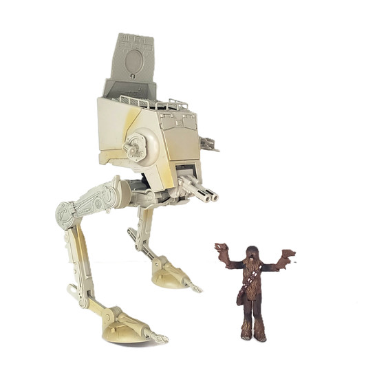 Hasbro Star Wars The Black Series AT-ST Walker with Chewbacca action figure (no package)