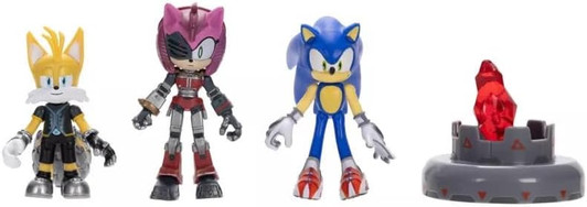 Sonic PRIME New Yoke City Collection Super Sonic, Tails & Knuckles Exclusive Action Figure 3-Pack