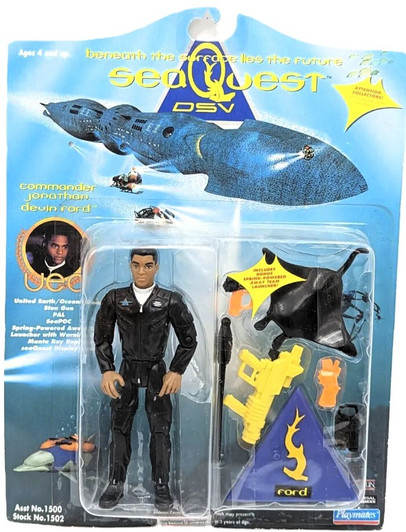 Playmates (1994) SEA QUEST DSV Commander Jonathan Devin Ford 5" action figure
