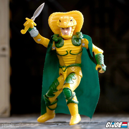 Super7 G.I. Joe ReAction+ Wave 2 Serpentor (Cartoon) and Duke (cartoon) Set