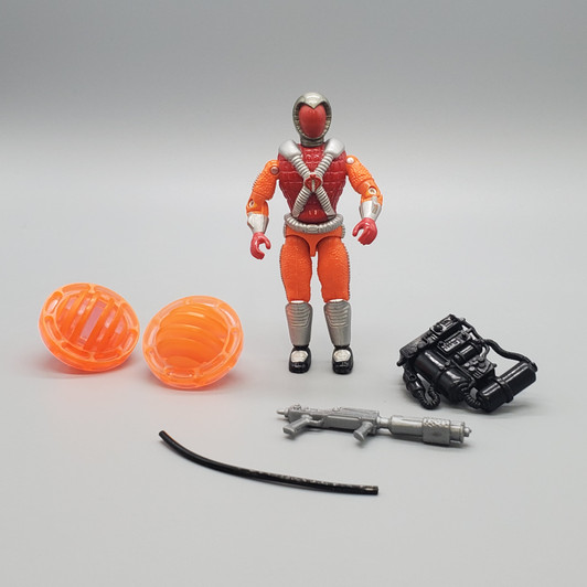 Hasbro GI JOE (1991) COBRA INCINERATORS V1 3.75" action figure #2 (no package)