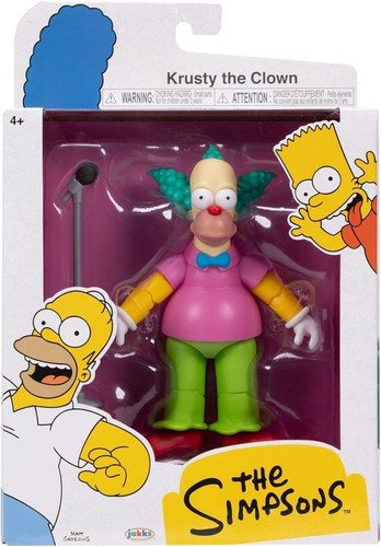 Jakks The Simpsons 5" Krusty the Clown Action Figure