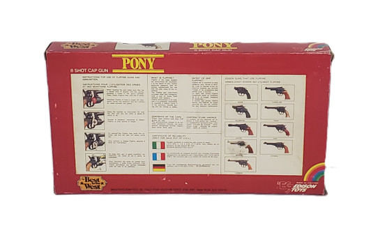 Edison Toys (1981) Best in the West 8 shot can gun