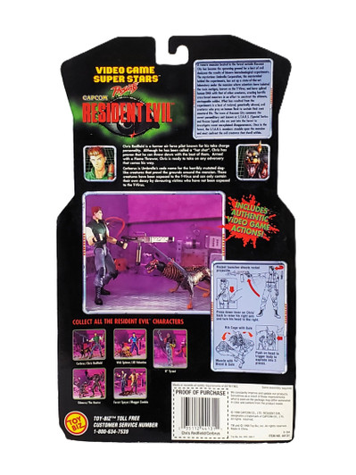 ToyBiz (1996) Resident Evil Chris Redfield and Cerberus action figure