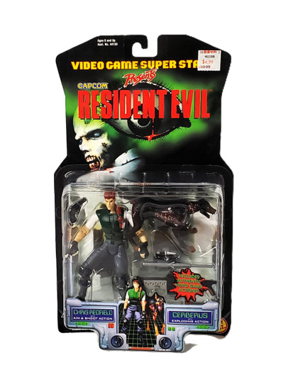 ToyBiz (1996) Resident Evil Chris Redfield and Cerberus action figure