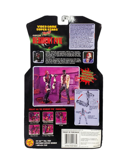 ToyBiz (1996) Resident Evil Zombie and Forest Speyer action figure