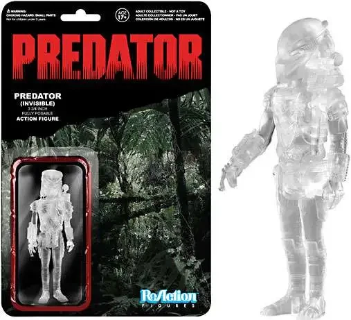 Funko (2013)  ReAction Predator Invisible 3.75" Action Figure