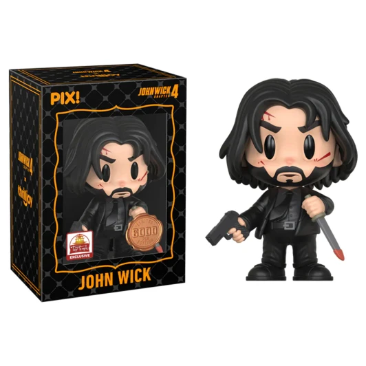Thrilljoy Pix! John Wick Chapter 4 John Wick Toy Temple Exclusive Vinyl Figure
