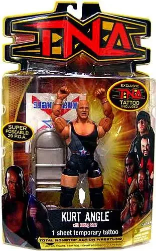 Marvel Toys TNA Wrestling Kurt Angle Series 8 6" Action Figure