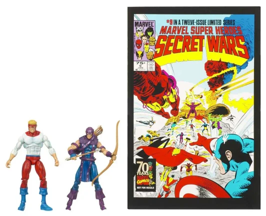 Marvel Universe Secret Wars Comic Packs Hawkeye & Marvel's Piledriver Action Figure 2-Pack #9