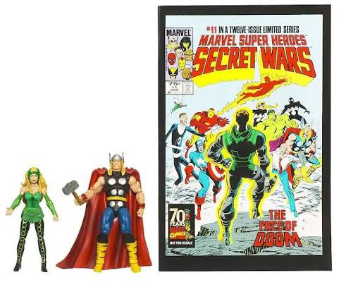 Marvel Universe Secret Wars Comic Packs Thor & Marvel's Enchantress Action Figure 2-Pack #11